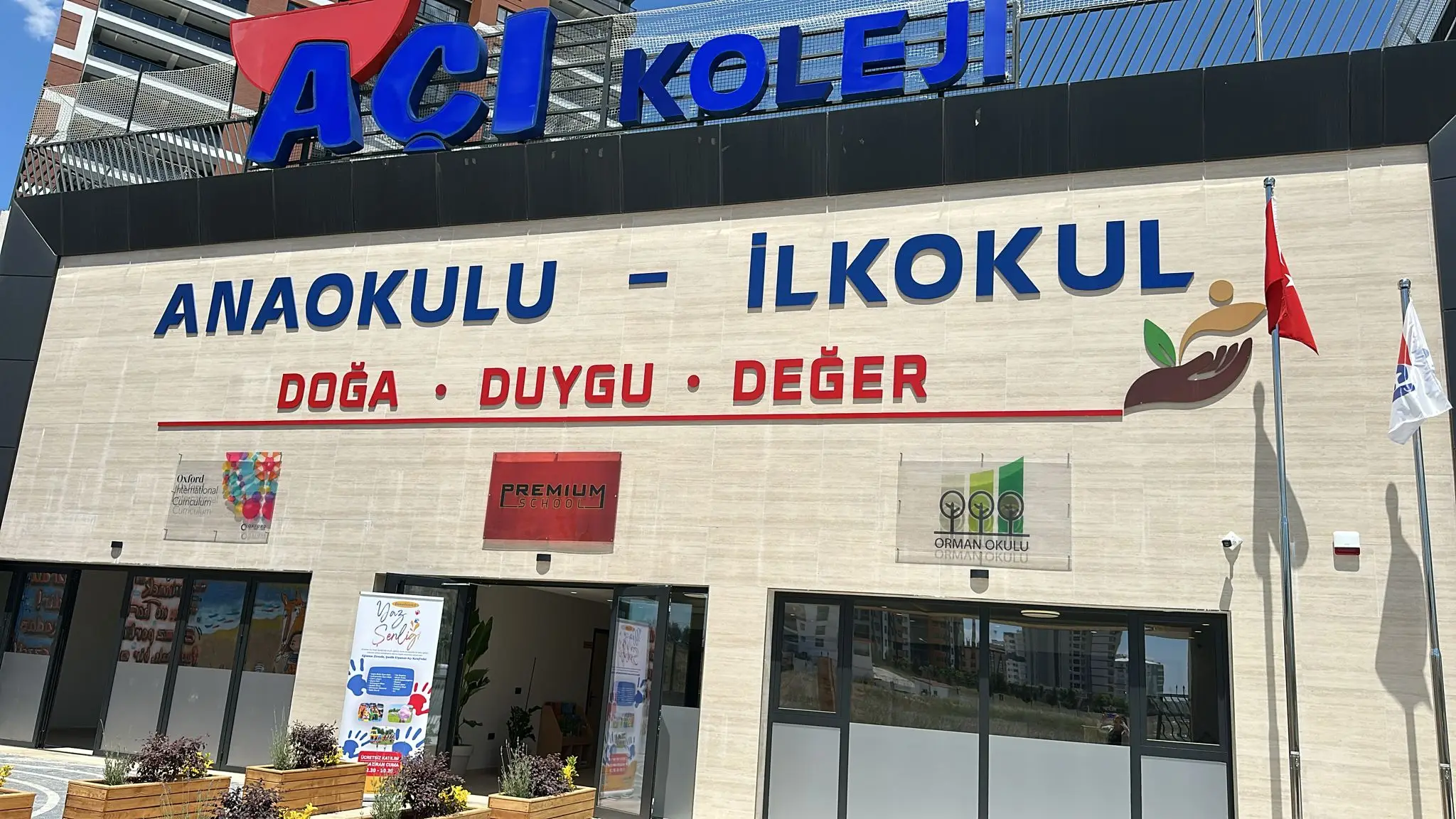 Açı Eryaman Koleji – Campus – Açı College signage