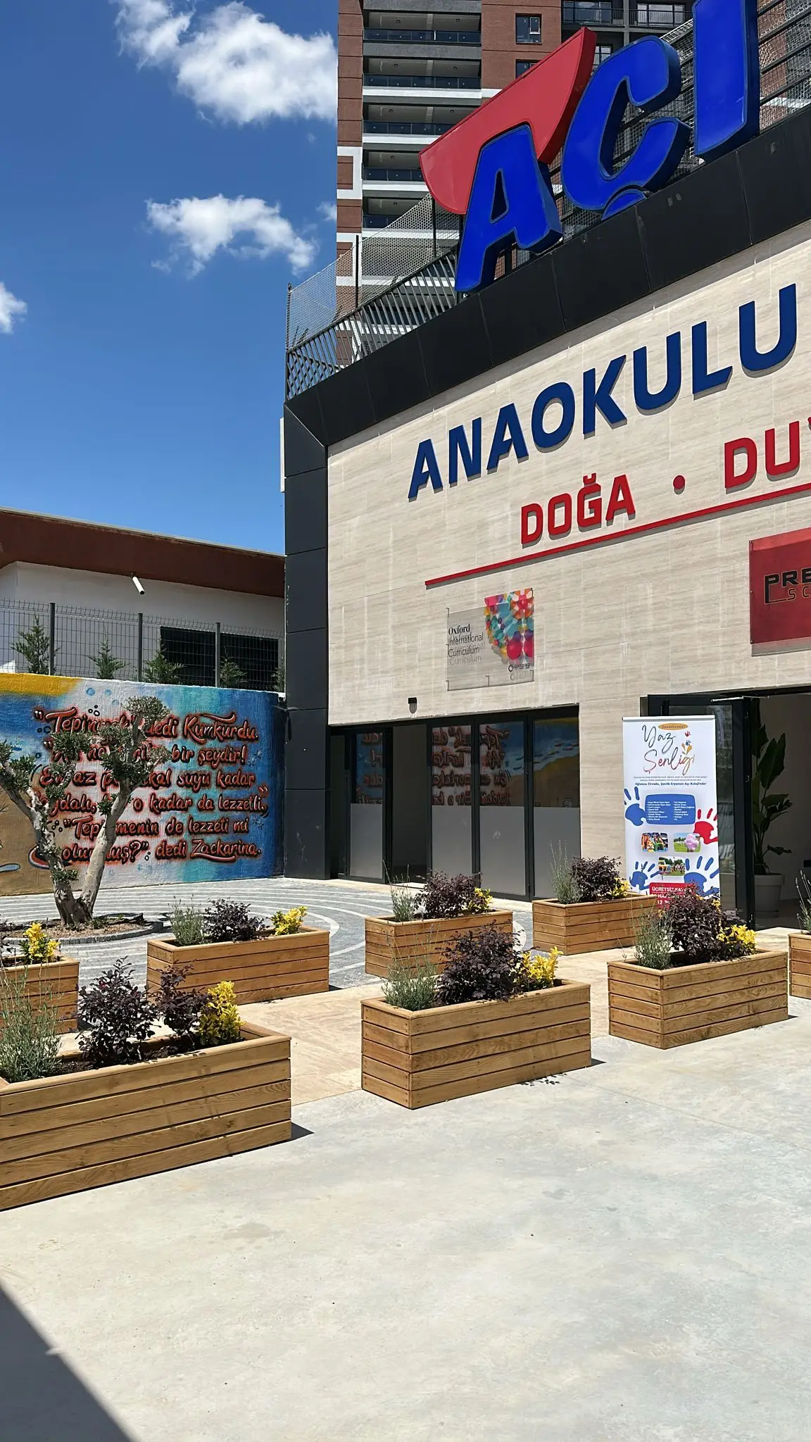 Açı Eryaman Koleji – Campus – Kindergarten building facade