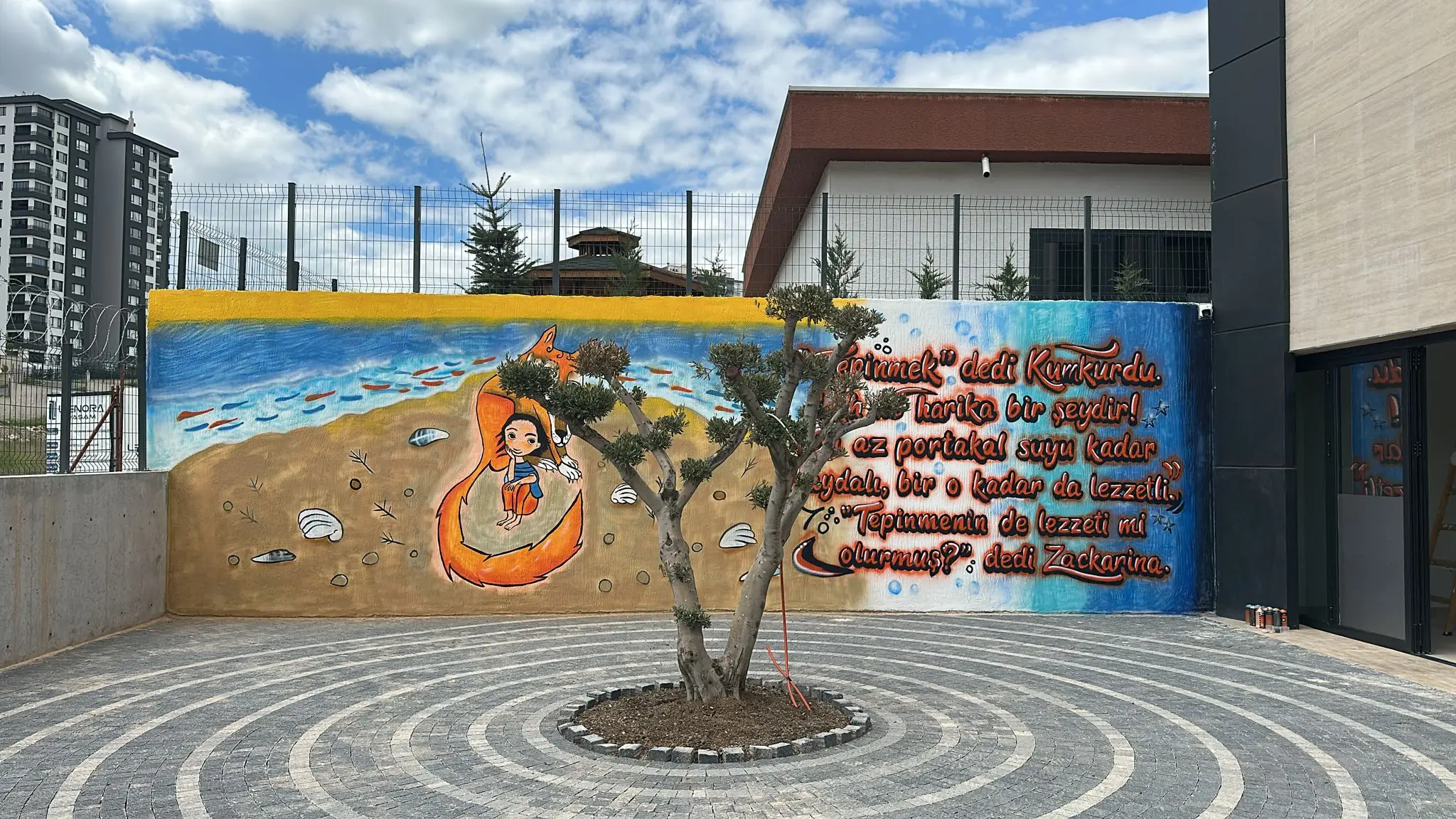 Açı Eryaman Koleji – Campus – Courtyard mural