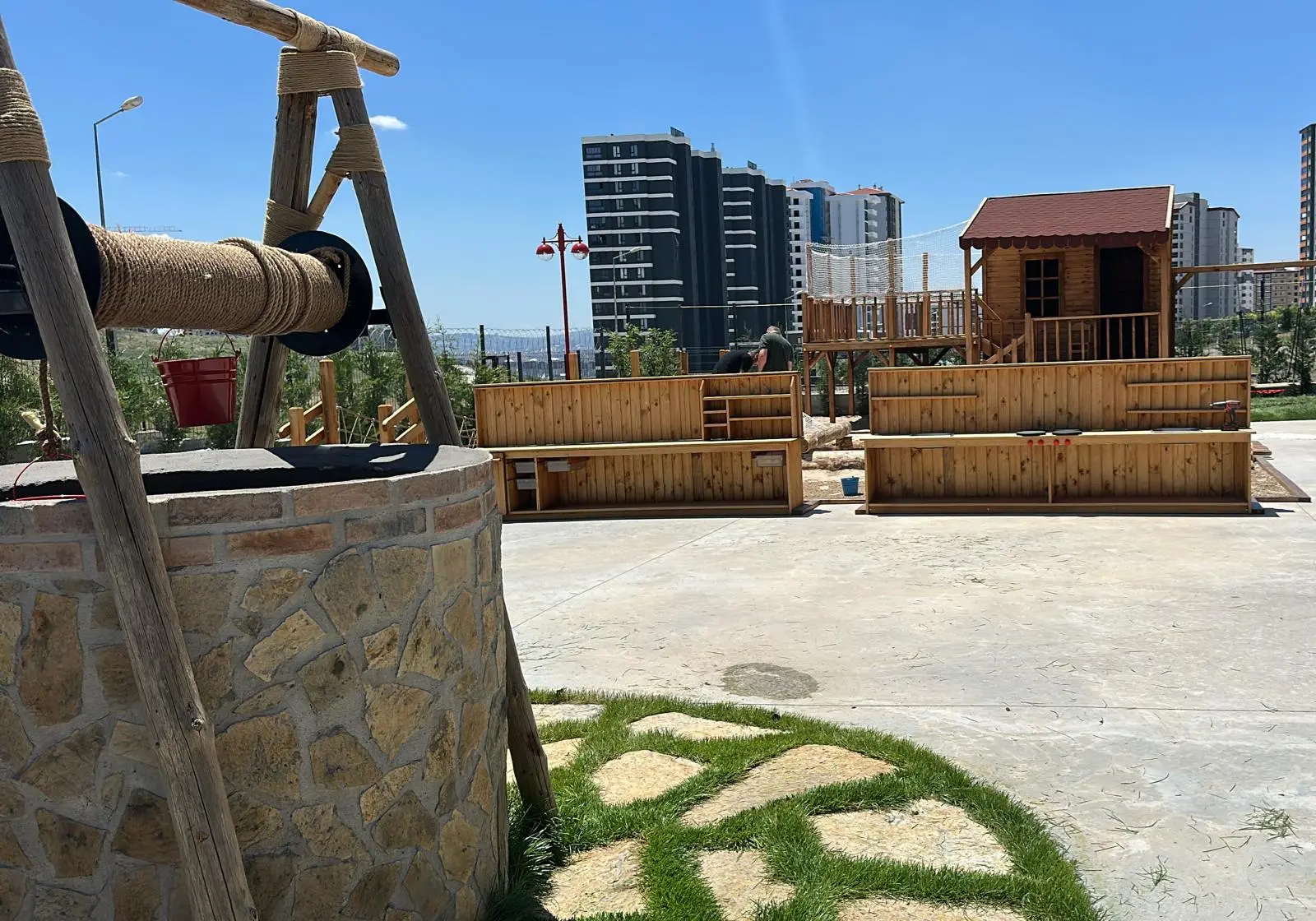 Açı Eryaman Koleji – Outdoor & Play – Water well play area